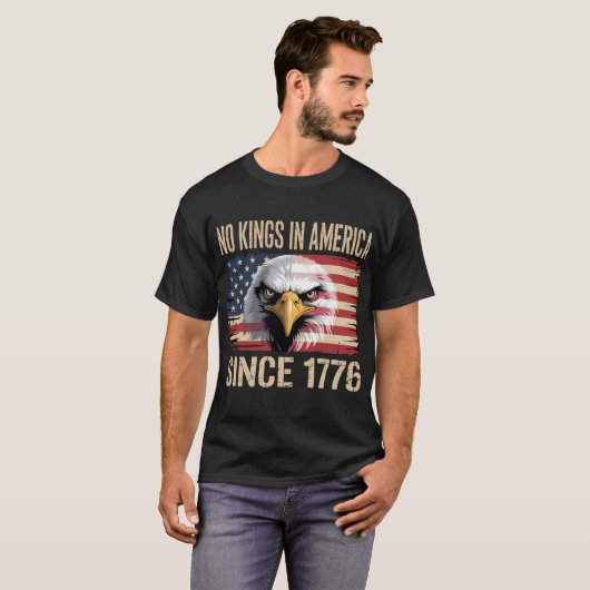 No Kings in America Eagle Graphic Tシャツ (正面フル)