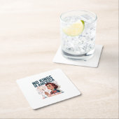 No Kings In America Fabulous Queens Pride 2025 Des スクエアペーパーコースター (インサイチュ)