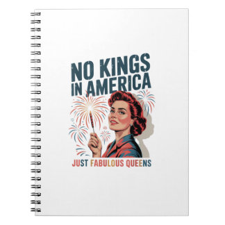No Kings In America Fabulous Queens Pride 2025 Des ノートブック