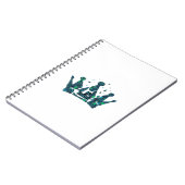 No Kings In America Freedom Aesthetic ノートブック (左側)