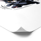 No Kings In America Funny Kicking Crown Classic Vi ポスター (角)