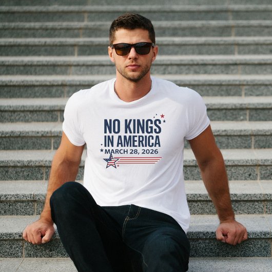 No Kings in America March 28 2026 T-Shirt Tシャツ