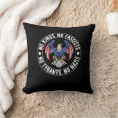 No Kings In America No Fascists We The People Poli クッション (ブランケット)