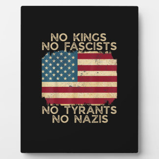 No Kings In America No Fascists We The People Poli フォトプラーク