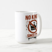No Kings in America, No Kings Day Protest コーヒーマグカップ (正面右)