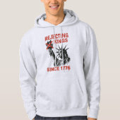 No Kings in America, No Kings Day Protest パーカ (正面)