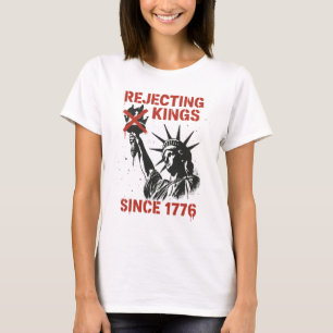 No Kings in America, No Kings Day Protest Tシャツ