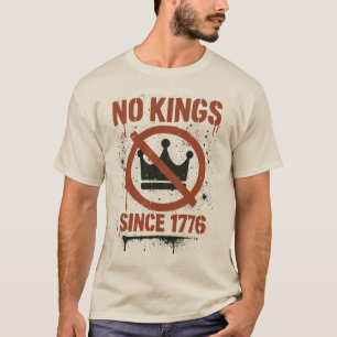 No Kings in America, No Kings Day Protest Tシャツ