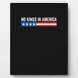 No Kings In America Patriotic Style フォトプラーク