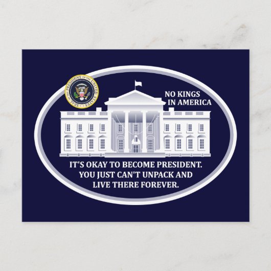No Kings in America Postcards ポストカード (正面)
