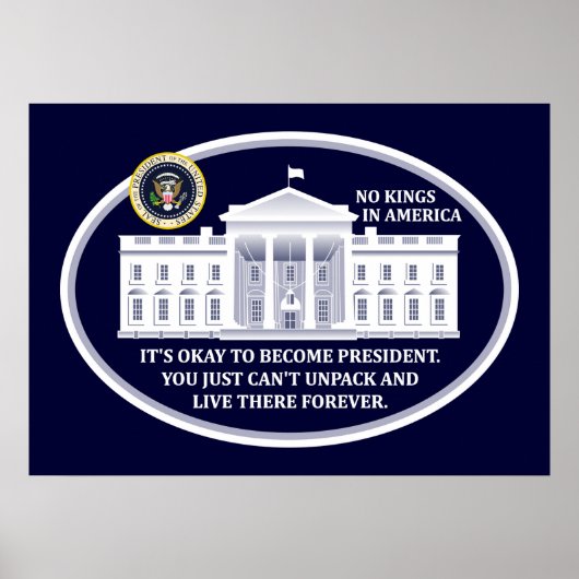 No Kings in America Poster ポスター (正面)