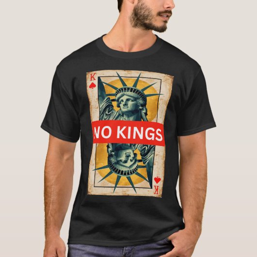 No kings in America resist 50501 movement Tシャツ (正面)
