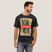 No kings in America resist 50501 movement Tシャツ (正面フル)