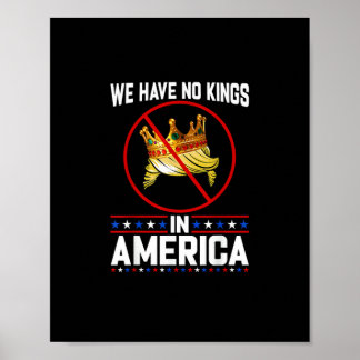 No Kings In America Save I Dissent Minimal Freedom ポスター