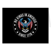 No Kings in America Since 1776 (正面横)