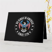 No Kings in America Since 1776 カード (黄色い花)