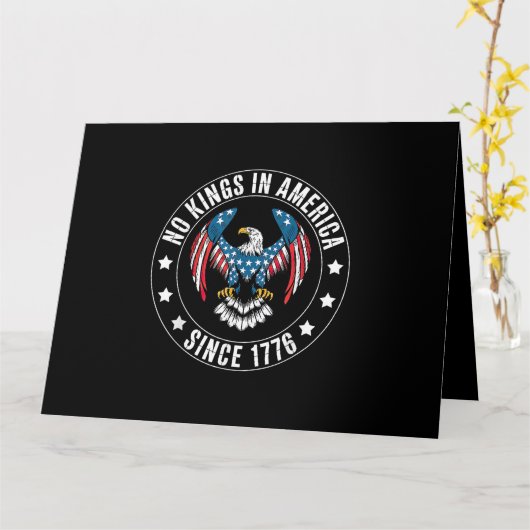 No Kings in America Since 1776 カード (黄色い花)