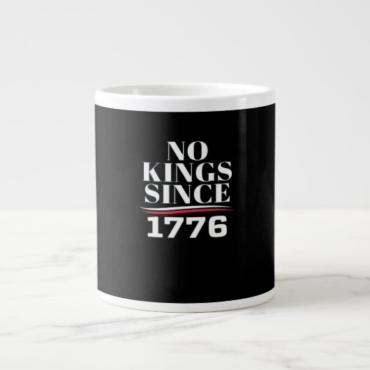 No Kings In America Since 1776 #1 Classic ジャンボコーヒーマグカップ (正面)