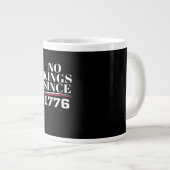 No Kings In America Since 1776 #1 Classic ジャンボコーヒーマグカップ (正面右)