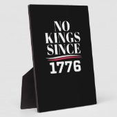 No Kings In America Since 1776 #1 Classic フォトプラーク (側面)
