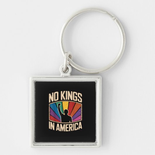 No Kings In America Since 1776 Creative Design キーホルダー (正面)