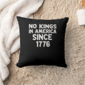 No Kings In America Since 1776 Democrats Patriotic クッション (ブランケット)