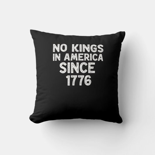 No Kings In America Since 1776 Democrats Patriotic クッション (正面)
