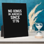 No Kings In America Since 1776 Democrats Patriotic フォトプラーク (側面)