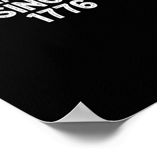 No Kings In America Since 1776 Democrats Patriotic ポスター (角)