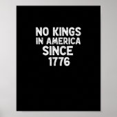 No Kings In America Since 1776 Democrats Patriotic ポスター (正面)