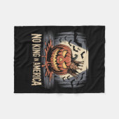 No Kings In America Since 1776 Distressed Usa Flag フリースブランケット (正面(横))