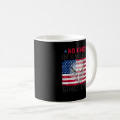 No Kings In America Since 1776 Freedom Creative De コーヒーマグカップ (正面右)
