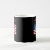 No Kings In America Since 1776 Freedom Creative De コーヒーマグカップ (中央)