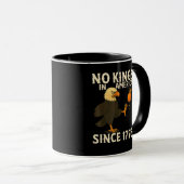 No Kings In America Since 1776 Funny Freedom Vibe マグカップ (正面右)
