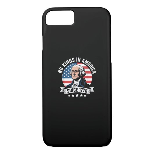 No Kings In America Since 1776 Funny Freedom Vibe Case-Mate iPhoneケース (裏面)
