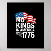 No Kings In America Since 1776 Protest Creative St ポスター (正面)