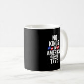 No Kings In America Since 1776 Simple Classic コーヒーマグカップ (正面右)