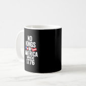 No Kings In America Since 1776 Simple Classic コーヒーマグカップ (正面左)
