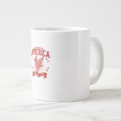 No Kings In America Since 1776 USA Eagle ジャンボコーヒーマグカップ (正面右)