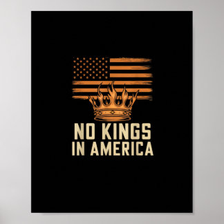 No Kings In America United States Independence Cre ポスター