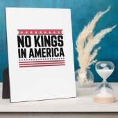 No Kings In America USA Bold Design フォトプラーク (側面)