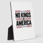 No Kings In America USA Creative Style フォトプラーク (側面)