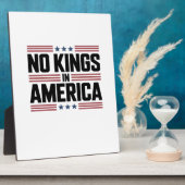 No Kings In America USA Creative Style フォトプラーク (側面)
