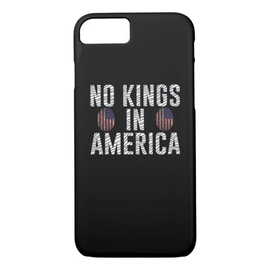 No Kings In America USA Flag Fingerprint Creative Case-Mate iPhoneケース (裏面)
