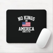 No Kings In America USA Flag Retro Cool Style マウスパッド (マウス)