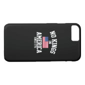 No Kings In America USA Flag Retro Cool Style Case-Mate iPhoneケース (裏面(横))