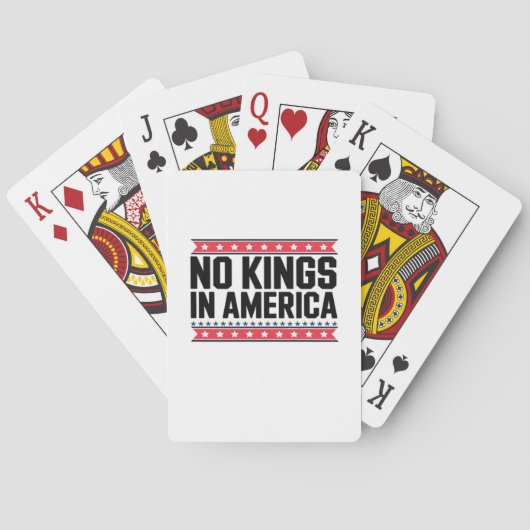 No Kings In America USA Minimal Clean トランプ (裏面)