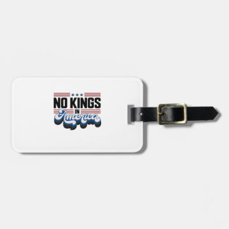 No Kings In America USA Retro Classic ラゲッジタグ