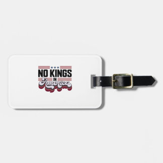 No Kings In America USA Retro Classic ラゲッジタグ