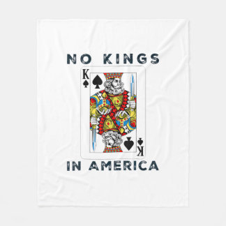 No Kings In America We The People Creative Style フリースブランケット